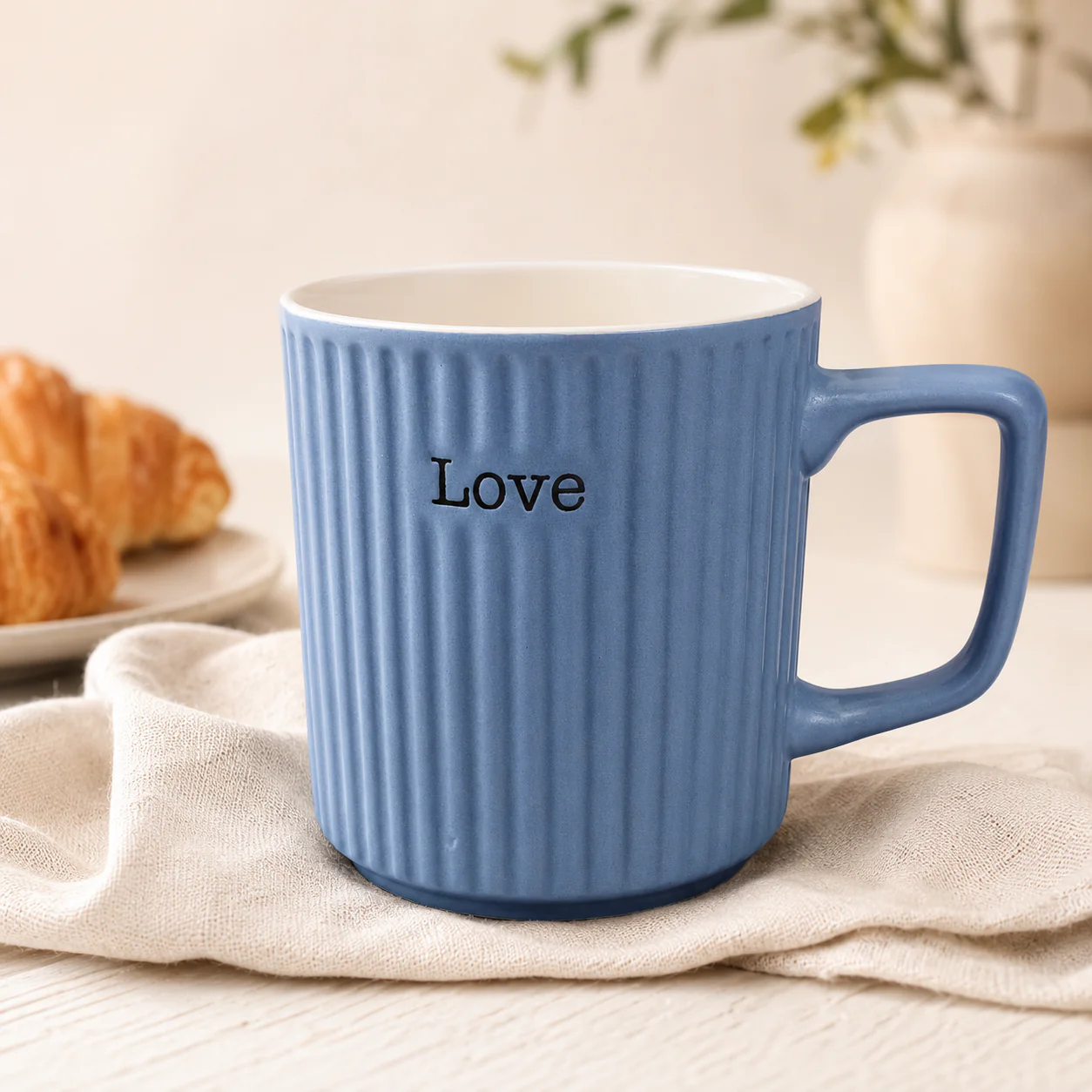 Inspirational Ribbed Ceramic Mugs (400ml) - Image 5