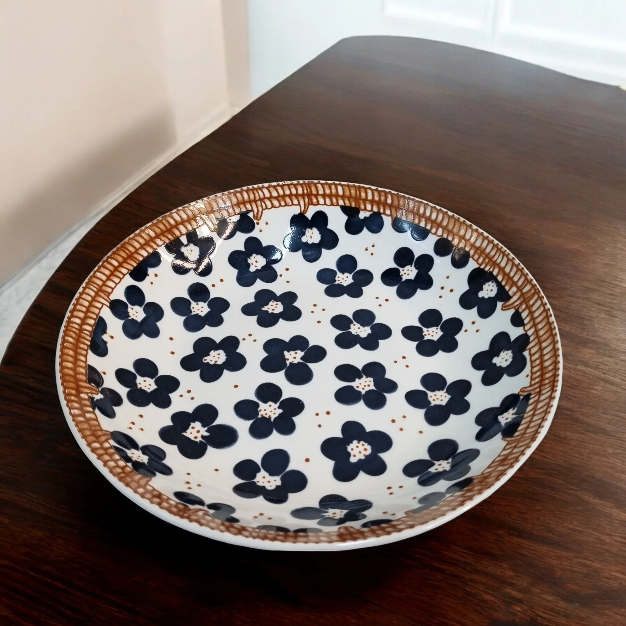 Charming Floral Deep Plate (8 inches) - Image 3
