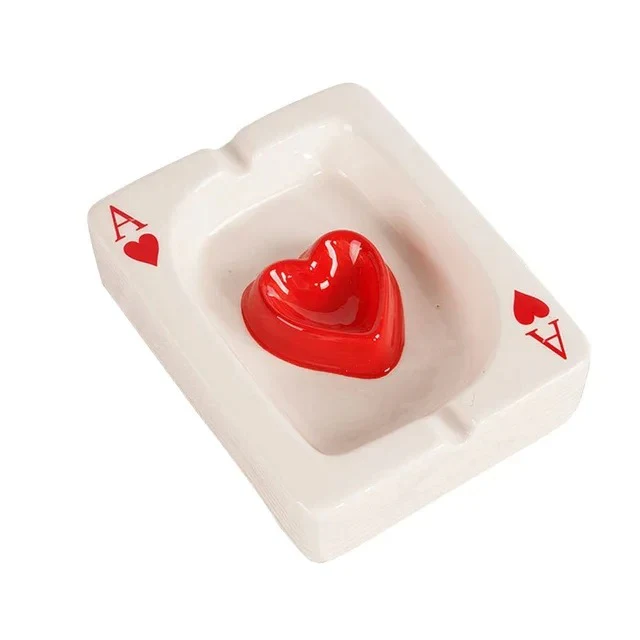 Ace-Themed Ceramic Ashtray - Image 2