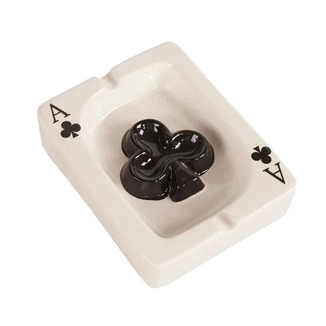 Ace-Themed Ceramic Ashtray - Image 4