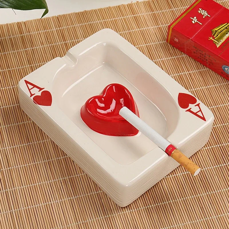 Ace-Themed Ceramic Ashtray - Image 7