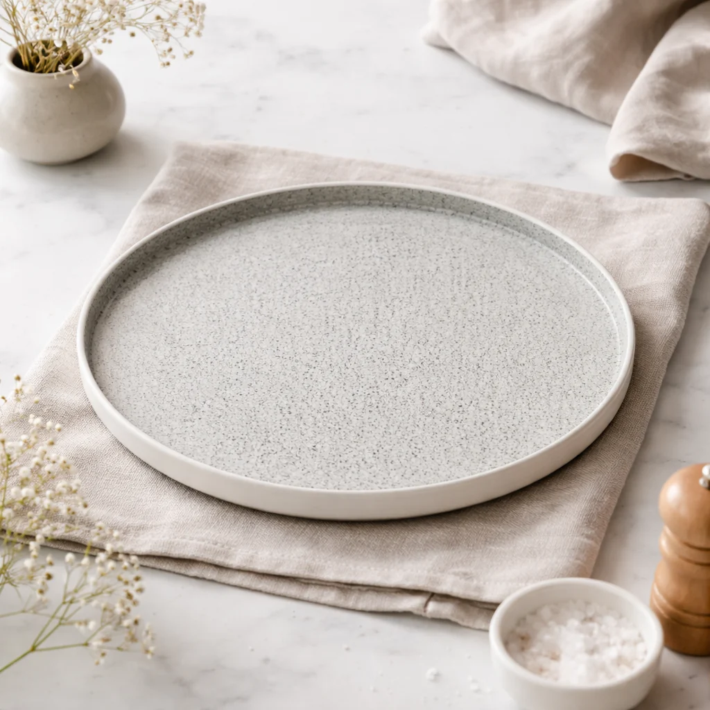 Speckled Ceramic Dinner Plate (10 inch)
