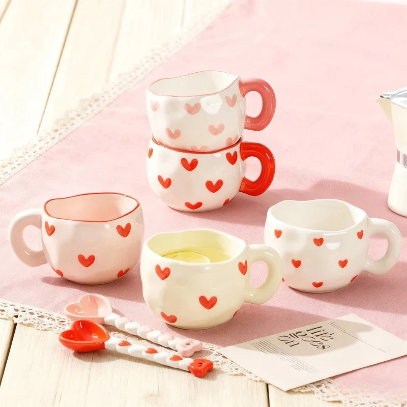 Hearty Ceramic Mug with Coaster (300ml)