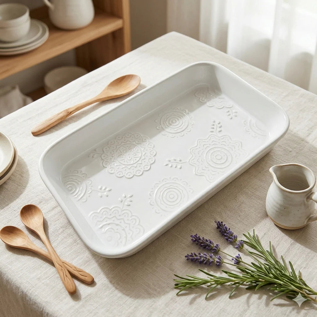 Embossed Kitchen Bake Dish - Image 6