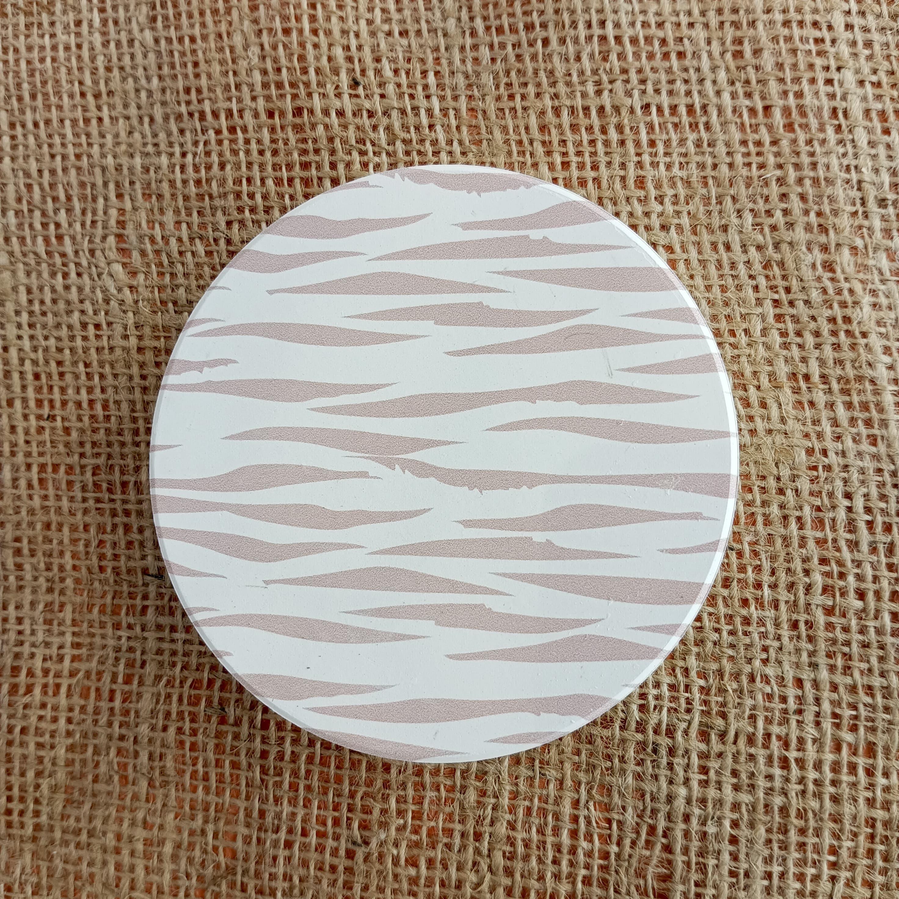 Porcelain Coasters with Soft Print Patterns (Set of 4) - Image 3