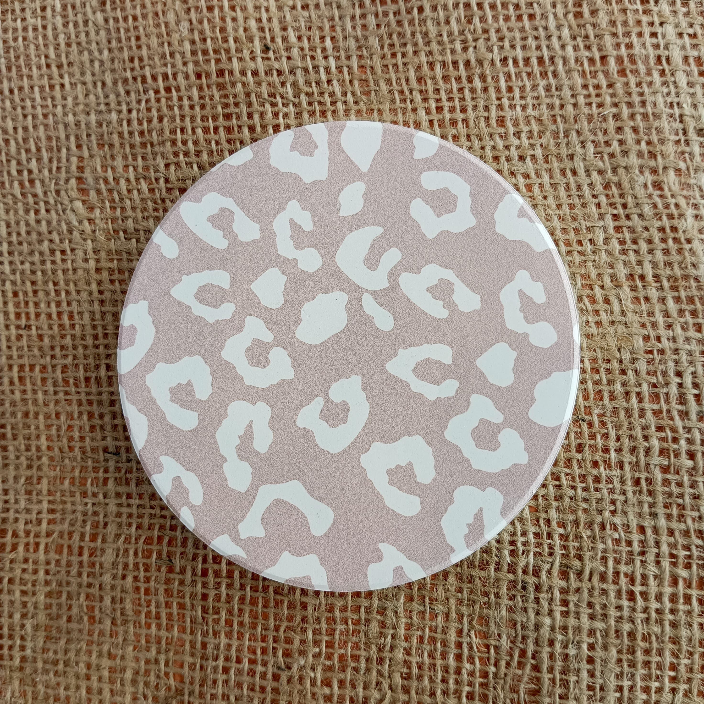 Porcelain Coasters with Soft Print Patterns (Set of 4) - Image 5