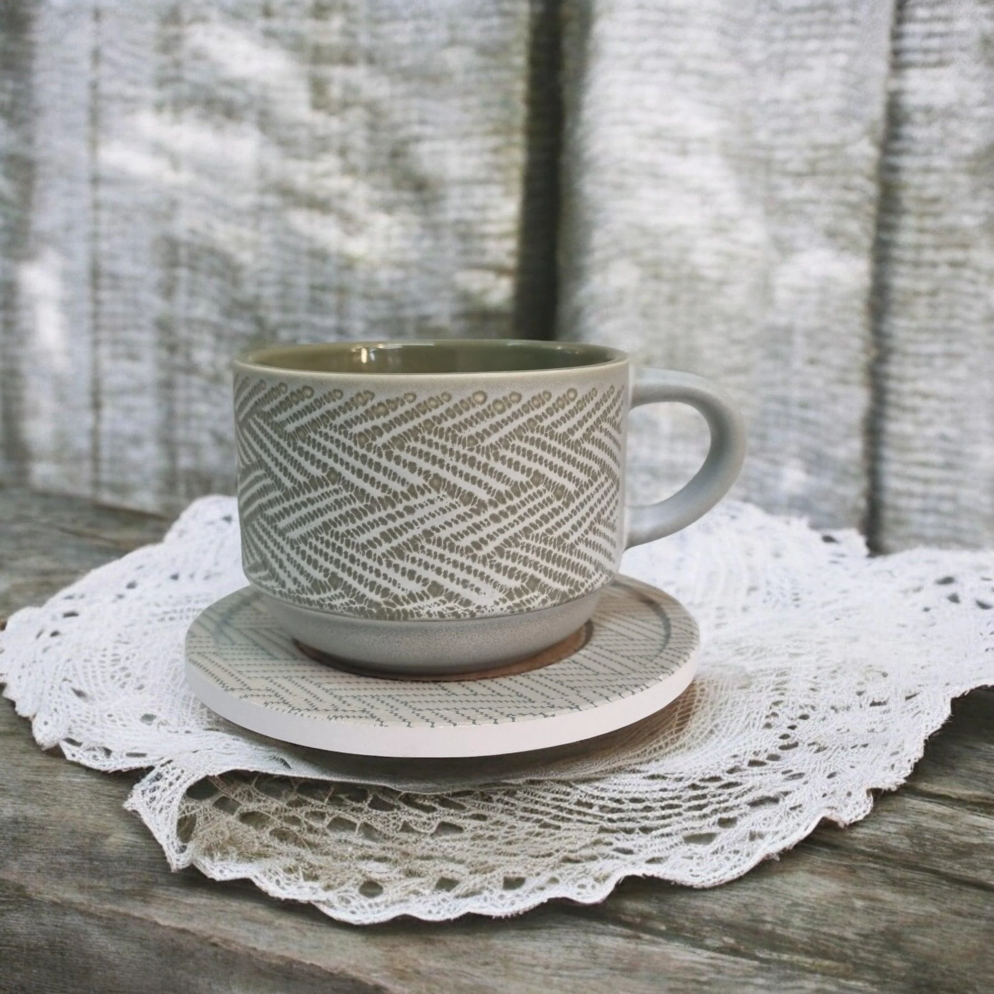 Pastel Series - Ceramic Mugs with Coasters - Image 6
