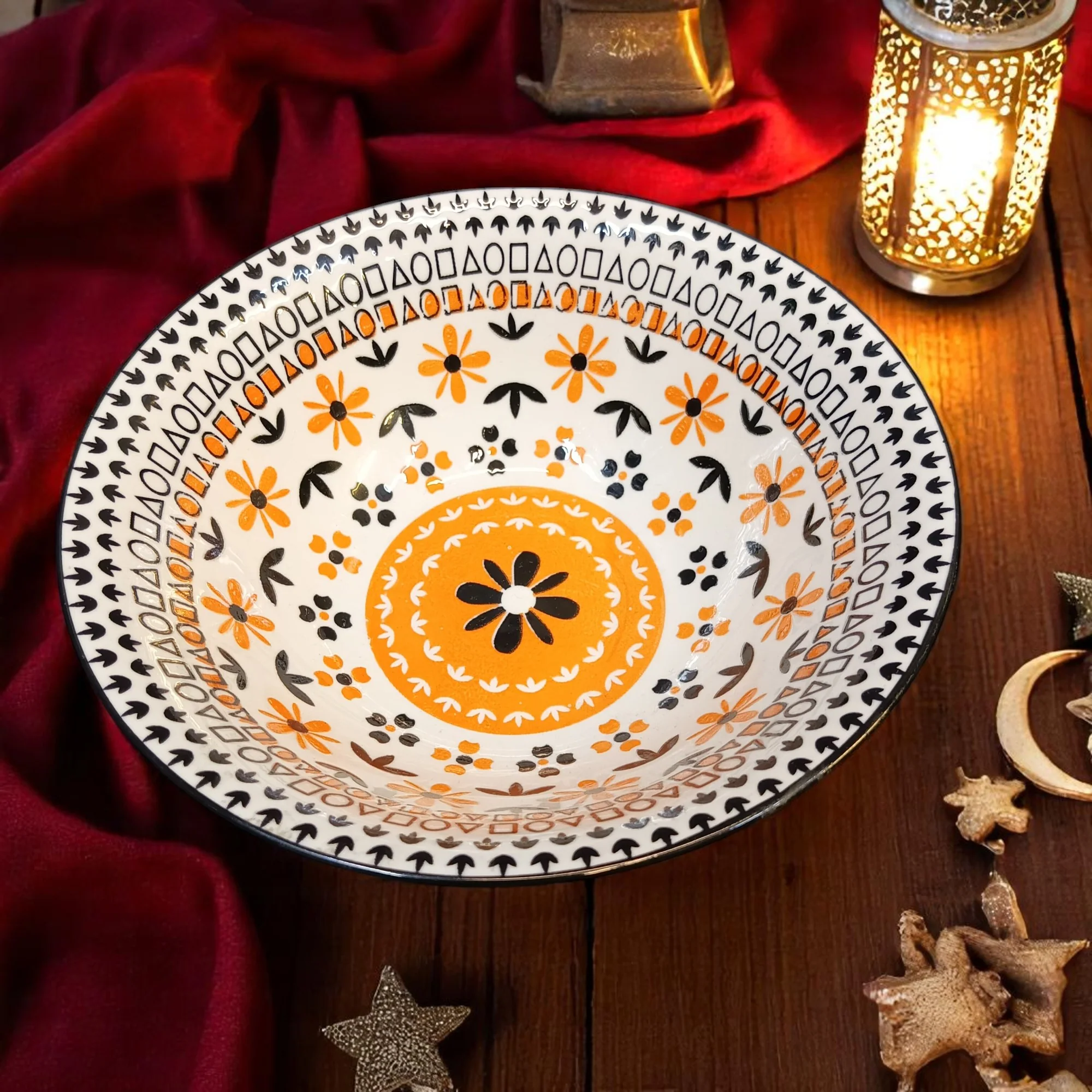 Intricate Floral Bowl (5.5 inches)