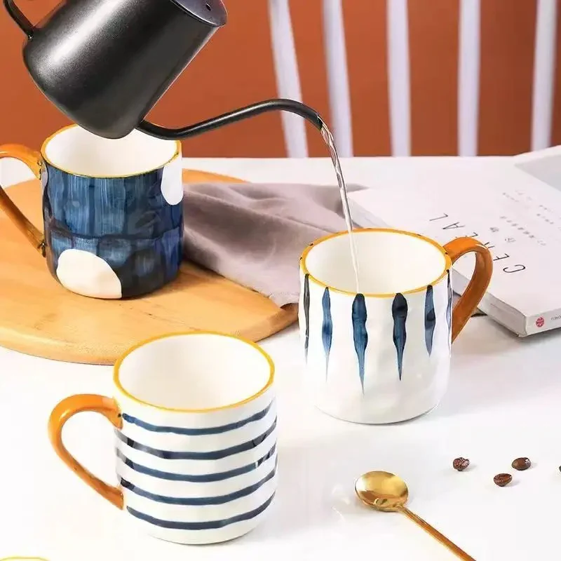 Artistic Blue Mug Series