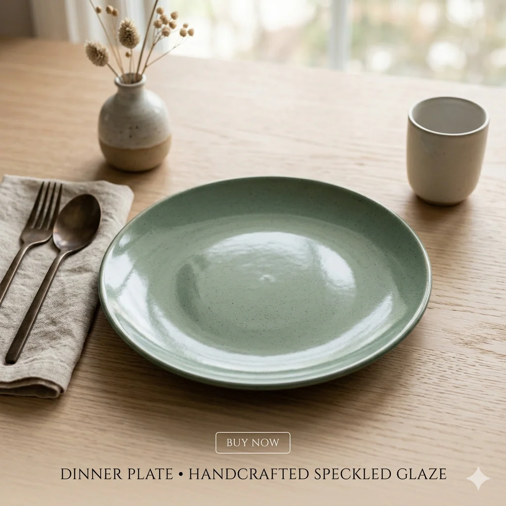 Speckled Minimalist Serving Plate (10 inch) - Image 3