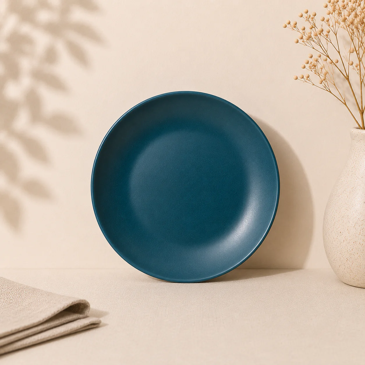 Ocean Teal Matte Ceramic Dinnerware Series - Image 3