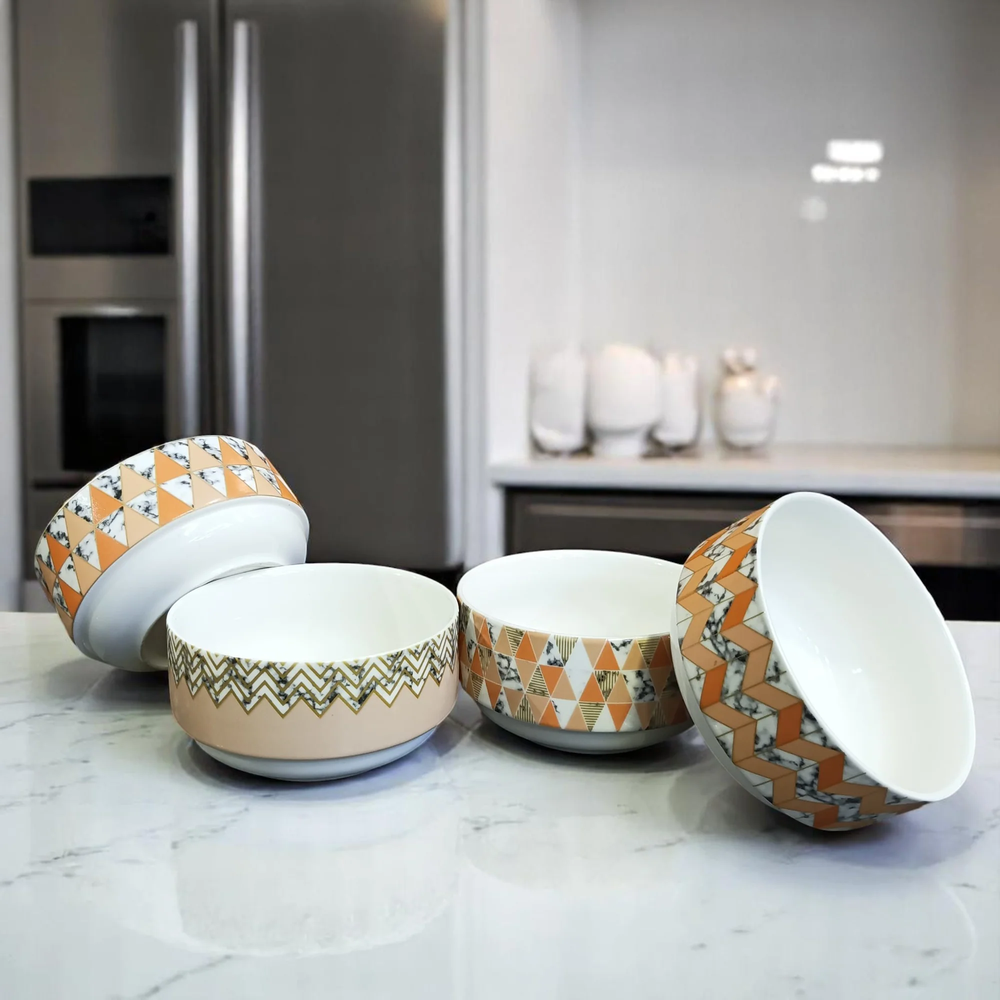 Dusky Geometry Bowl (7 inches)