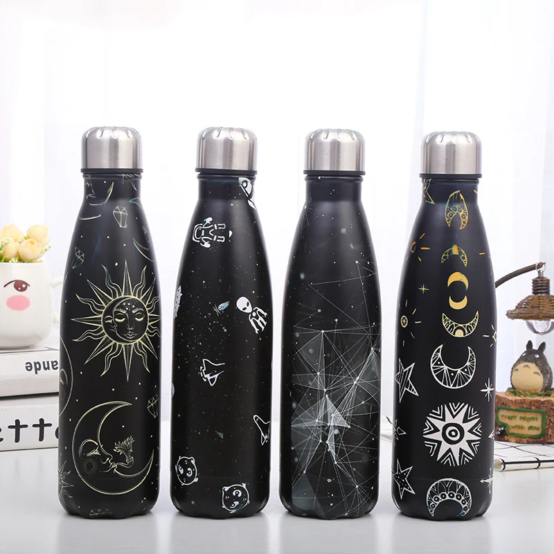 Celestial Stainless Steel Water Bottle (500ml)