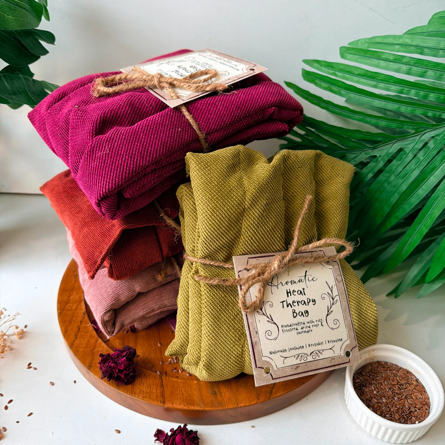 Natural Rice & Flaxseed Neck Heating Pad