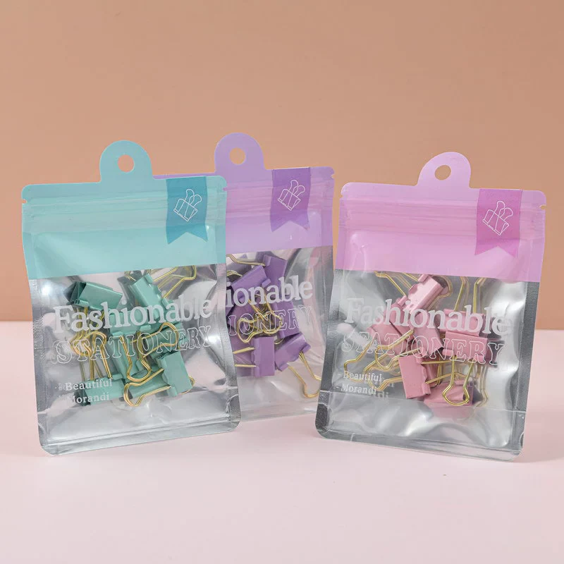 Pastel Binder Clips Set (Mix) - Image 2