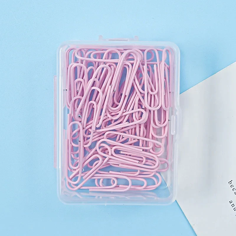 50-Piece Solid Pastel Clips Set - Image 10