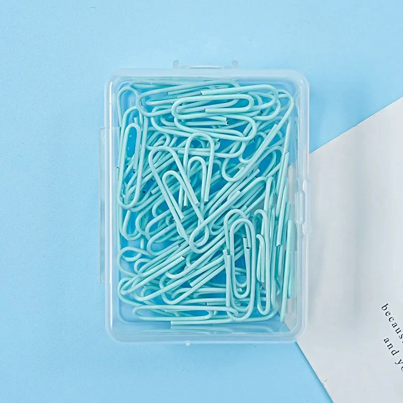 50-Piece Solid Pastel Clips Set - Image 4