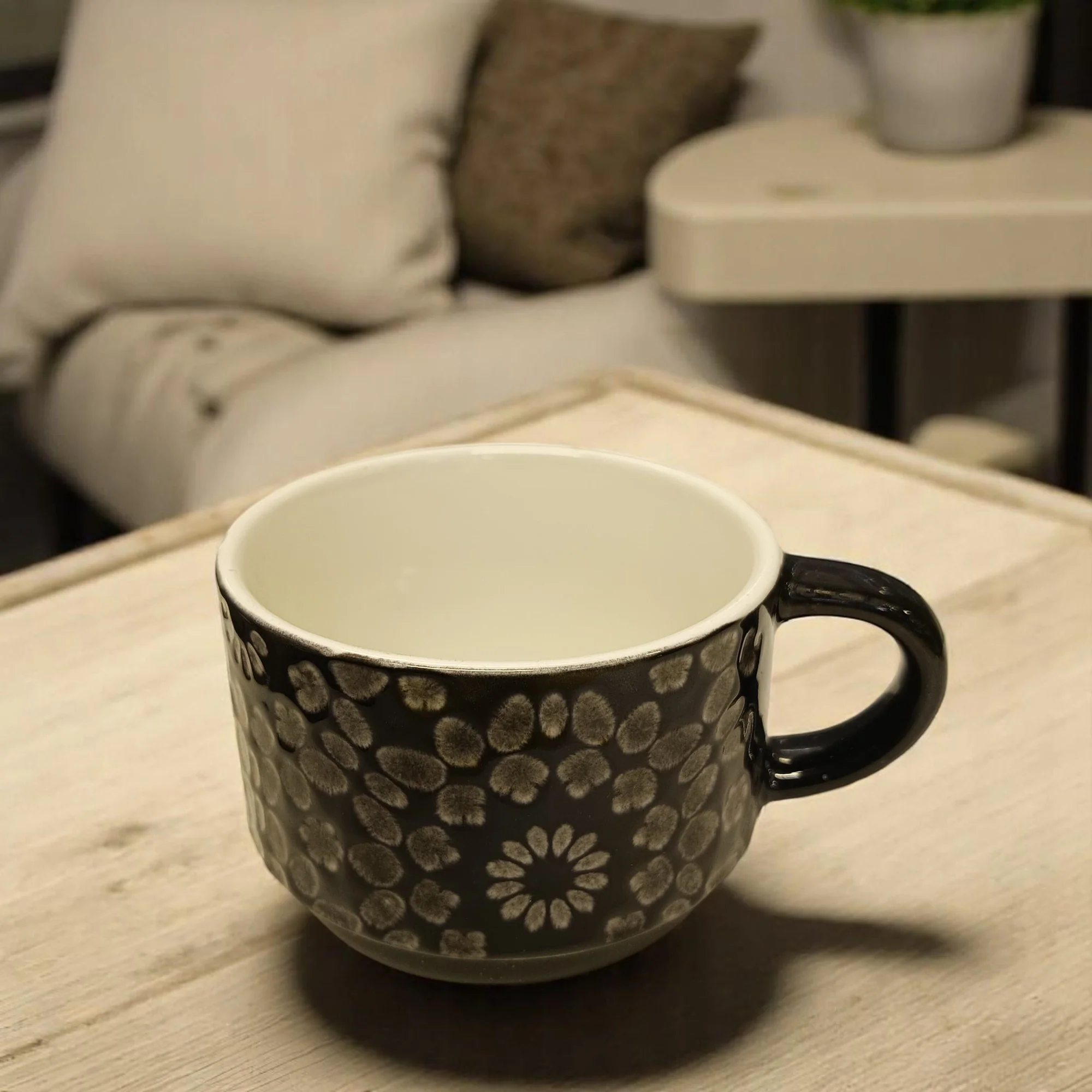 Crafted Glazed Stoneware Coffee Mug - 300ml