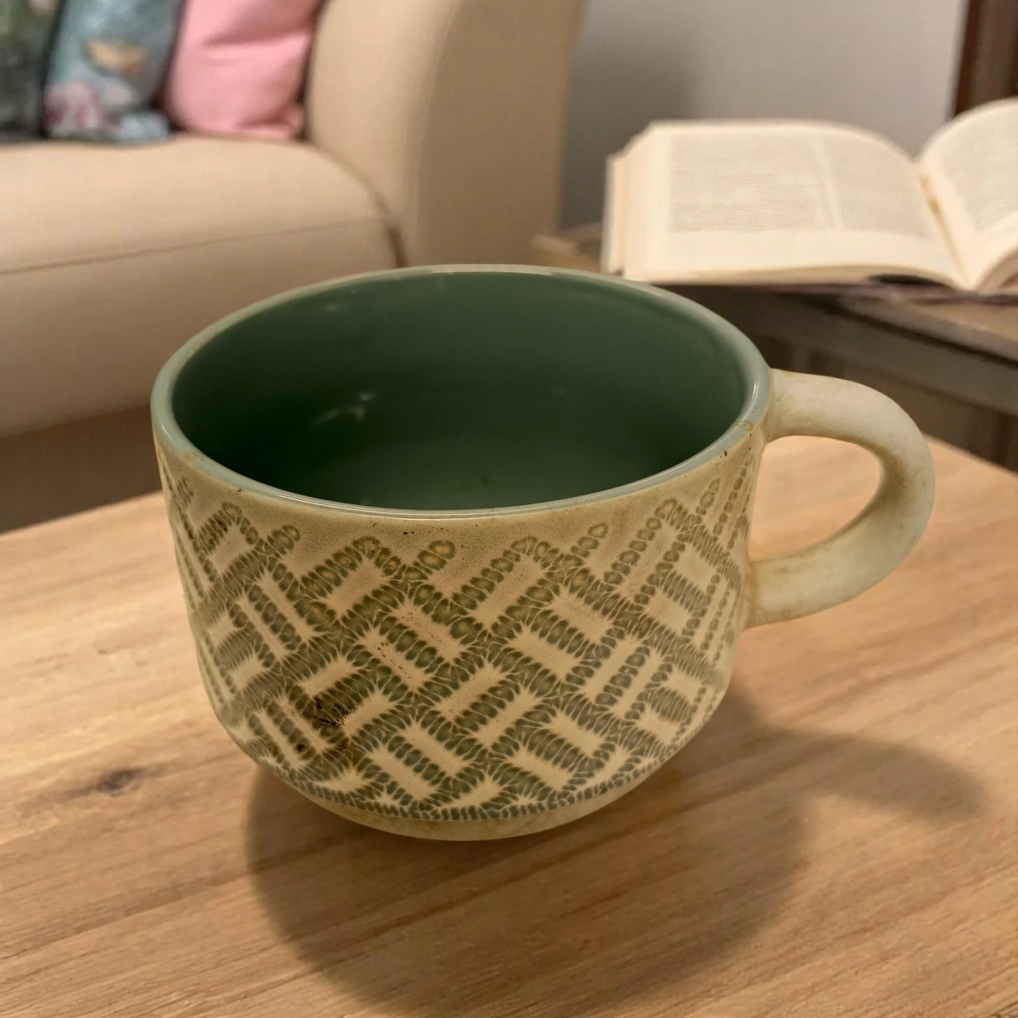 Earthy Speckled Ceramic Coffee Mug - 300ml