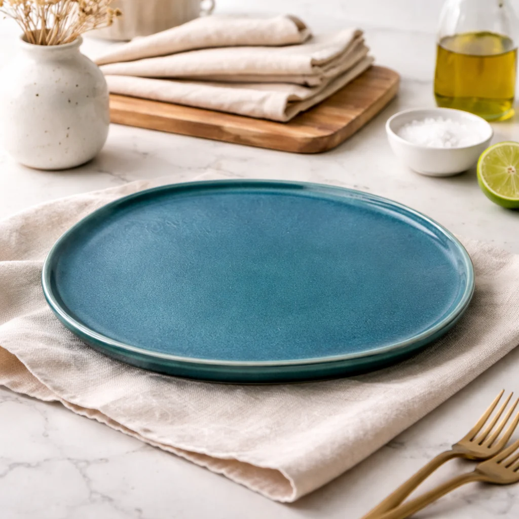 Teal Gradient Ceramic Dinnerware Series - Image 4